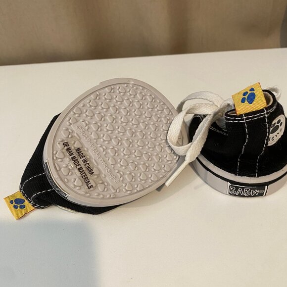 Build-A-Bear Black High Top Converse‎ Style Shoes for Plush Toys - Picture 5 of 5
